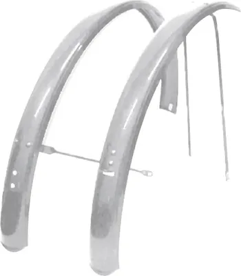 Obrázek produktu pro Mvtek Sada skládacích blatníků Inox 2 ks stříbrná 24'' stříbrná 24''