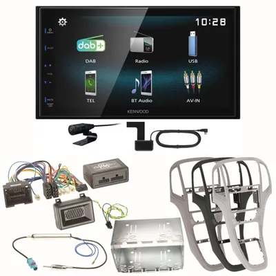 Produktbild von Kenwood DMX-125DAB Bluetooth Digitalradio Autoradio Einbauset für Opel Astra J