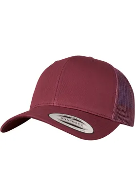 Obrázok produktu pre FLEXFIT 6606 | Retro Trucker Cap / Cap / Hat - Farba: Maroon - Veľkosť: Jedna veľkosť