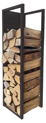 Immagine prodotto di Scaffale da parete in metallo e legno, dimensioni 25 x 25 x 90 cm