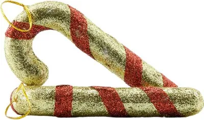 Obrázek produktu pro DECOLED Berlička lízátko, 12 cm, zlatá červená, 10 ks