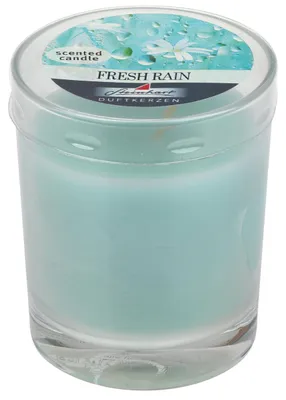 Produktbild von Duftkerze im Glas Fresh Rain 79/65 mm, ca. 26 h