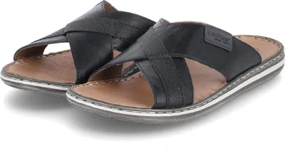 Produktbild von Rieker Herren-Pantolette Schwarz, Farbe:schwarz, EU Größe:40