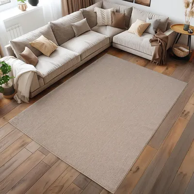 Obrázok produktu pre Homebyhome Koberec Obývací Pokoj Jednobarevný Bouclé Smy?kový Skandinávský Styl Odolný M?kký do Ložnice, Velikost: 240x340 cm