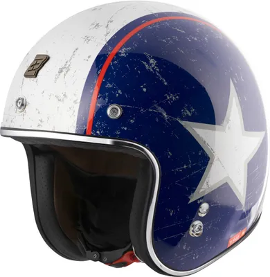 Zdjęcie produktu dla Bogotto V541 Rebel Jethelm, rot/blau, XS
