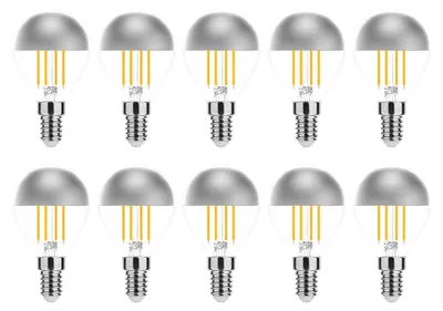 Produktbild von Modee E14 LED Filamentlampe P45 4W 400lm 2700K Warmweiß 10 Stück