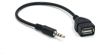 AUX-Adapterkabel 3,5 mm auf USB, 20 cm, für Auto-Stereo