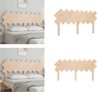 Produktbild von vidaXL Bett Kopfteil 159,5x3x80,5 cm Massivholz Kiefer - Kopfteil - Kopfteile - Bettkopfteil - Holzkopfteil
