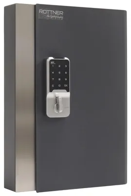 Obrázok produktu pre Rottner Key Home 24 skrinka na kľúče čierna | Elektronický zámok | 26.5 x 38.5 x 6 cm