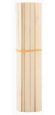 Imagen del producto de Palitos de bambú, 110 unidades, 20 cm de largo, 9 x 3 mm, para manualidades