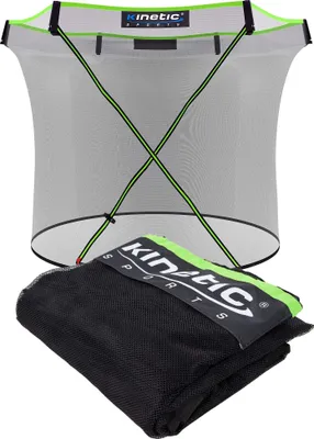 Produktbild von KINETIC SPORTS Trampolin Sicherheitsnetz für Gartentrampolin Modell Ultimate Pro Ersatz Netz Fangnetz, ø 244 cm