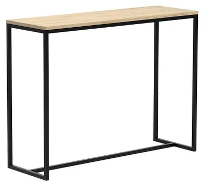 Produktbild von Loft-Konsole „Siva“ für den Flur, Eiche natur furniert, 1,8 cm, 110 x 35 cm