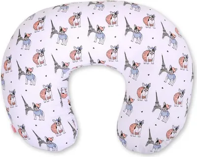 Image de Coussin Croissant d'allaitement, coussin de grossesse, soutien optimal - 100 % coton, housse amovible