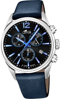 Immagine prodotto di Orologio da polso Lotus in pelle da uomo Blu Lusso Elegante Classico D2UL18691/6