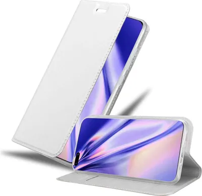 Produktbild von Cadorabo Handyhülle für Huawei P40 Schutz Hülle in Silber Cover Etui Book Case Booklet