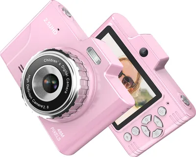 Produktbild von 2,8'' TFT 48megapixelová digitální kamera 1080P HD, dětská kamera podporuje 32G paměťovou kartu, 8x optický zoom, duální objektivy, mini CCD kamera