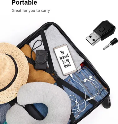 Image de Adaptateur BT Récepteur Casque sans fil Dongle USB pour PS4 Noir