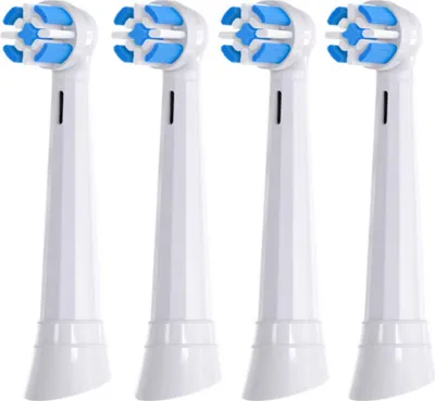 Zdjęcie produktu dla KOMA NK21 – Wymienne główki kompatybilne z Braun Oral-B iO Gentle Care, białe, 4 szt.