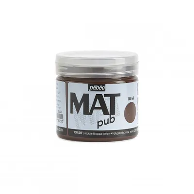 Produktbild von Pébéo Mat Pub Acrylfarbe, 140 ml, Umbra gebrannt
