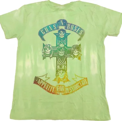 Produktbild von Guns N Roses - "Use Your Illusion Tour" T-Shirt für Herren/Damen Uni RO4827 (L) (Grün)