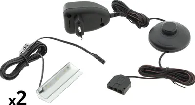 Zdjęcie produktu dla Oświetlenie LED na 2 półki białe