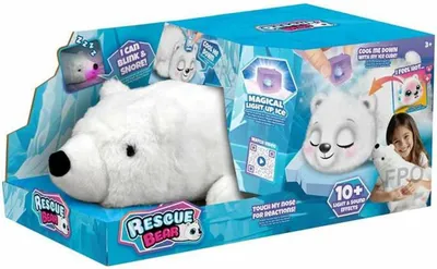 Obrázek produktu pro Plyšový medvěd Bizak Rescue Bear White