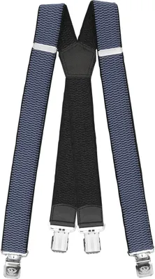 Produktbild von Fabio Farini - 1 Stück 4cm Breites X-Design verstellbar mit extra starken Clipverschluss, Hellblau