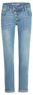 Produktbild von Buena Vista - Damen 5-Pocket Jeans, Malibu Stretch (2601-B5001), Größe:S, Buena Farben:soft stone (5486)