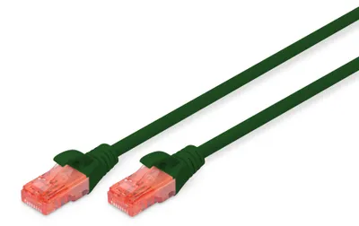 Immagine prodotto di DIGITUS Patchkabel Cat6  U/UTP 2xRJ45  3.0m grün LSZH