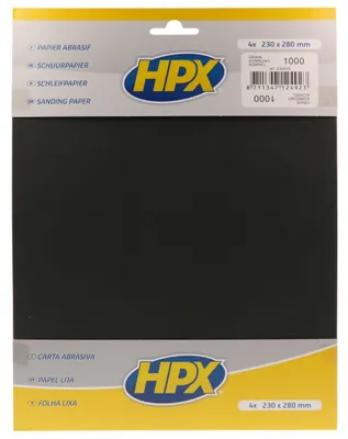 Produktbild von HPX Schleifpapier Körnung 1000
