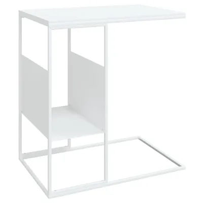 Produktbild von Beistelltisch Weiß 55x36x59,5 cm Holzwerkstoff