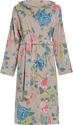 Produktbild von PiP Studio Bademantel Morgenmantel Saunamantel Bathrobe Good Evening, Farbe:Beige, Wäschegröße:M, Artikel:-khaki