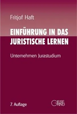 Produktbild von Einführung in das juristische Lernen