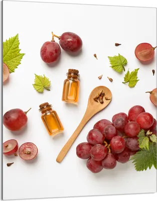 Produktbild von Herdabdeckplatte 40x52 Glaskeramikkochfeld Abdeckung Spritzschutz Glasplatte Deko Schneidebrett, Küche Traube