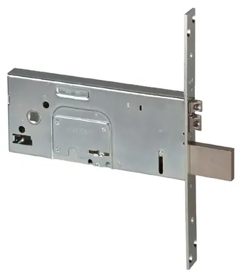 Zdjęcie produktu dla Zamek dwupunktowy do drzwi aluminiowych z serii ART. 17353 CISA E90 – obudowa 185 x 78 mm