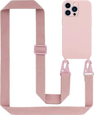 Obrázek produktu pro Cadorabo Ochranné pouzdro pro Apple iPhone 13 PRO Case in Pink Řetězové pouzdro na mobilní telefon s nastavitelnou délkou kabelu