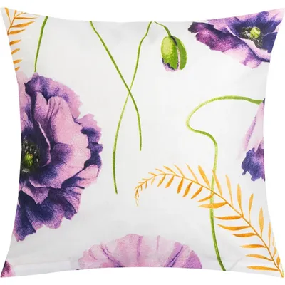 Zdjęcie produktu dla Poszewka bawełniana - 40x40 cm - Fioletowa, Różowa, Biała