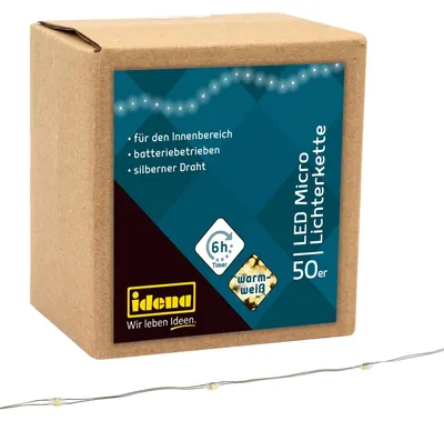 Productafbeelding van Idena Idena 50er Micro LED-Lichterkette