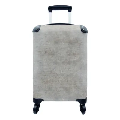 Produktbild von MuchoWow® Koffer Handgepäck Trolley Rollkoffer Kleine Reisekoffer mit 4 Rollen - Beton - Wand - Muster - Cabin Size < 55x40x23 cm & 55x40x20 cm - Fotokoffer - Kabinenkoffer - Boardgepäck - Reise-Box - Reisekoffer - Reisegepäck - Koffer mit Bild - Trolley für Kinder