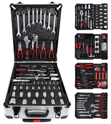Produktbild von Werkzeugwagen, mehrschichtiges Design, tragbar mit Verriegelungsmechanismus, 399PCS