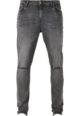Produktbild von Urban Classics Hose Slim Fit Jeans Black Washed-29/32