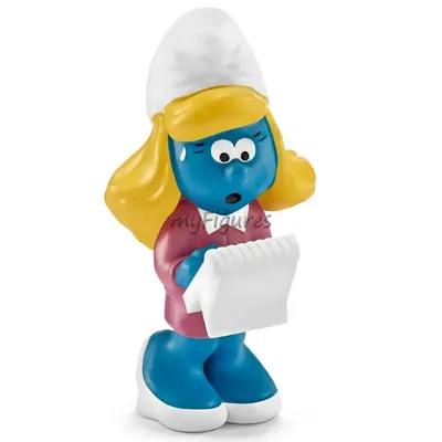 Produktbild von schleich Schlümpfe Managerin Schlumpfine, 3 Jahr(e), Blau, Violett, Weiß, Gelb, 1 Stück(e)