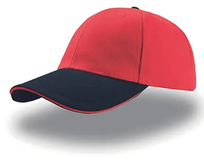 Image de Atlantis | Liberty Sandwich Cap / casquette / bonnet / chapeau - Couleur : Red/Navy/Red - Taille : One Size