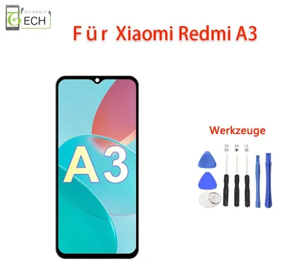 Produktbild von Für Xiaomi Redmi A3 LCD Display mit Rahmen Bildschirm Touchscreen