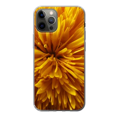 Produktbild von MuchoWow® Handyhülle Schutzhülle Hülle für iPhone 12 Pro Löwenzahn - Gelb - Abstrakt Silikon Softcase Handy Hülle - Abdeckung