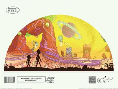 Produktbild von Rick And Morty - Poster "Classrickal Hundred Years", Papier PM8487 (30 cm x 40 cm) (Bunt)