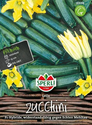 Produktbild von SPERLI Zucchinisamen Leila F1 Cucurbita pepo 9 Pflanzen
