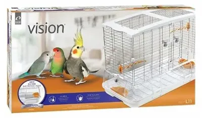 Produktbild von Hari L11 Vogelkäfig Weiß Weiß One Size