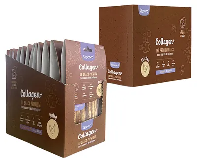 Kollagen-Hundesticks mit Huhn, 12x60 g, hoch verdaulich