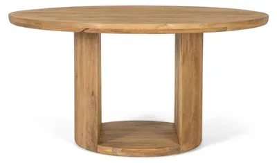 Immagine prodotto di Tavolo da pranzo in legno di mango Nashik, 76 cm x 150 cm x 150 cm Giner y Colomer